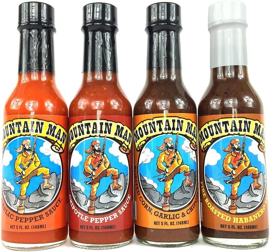 Mountain Man Hot Sauce Variety Pack (4 Pack)