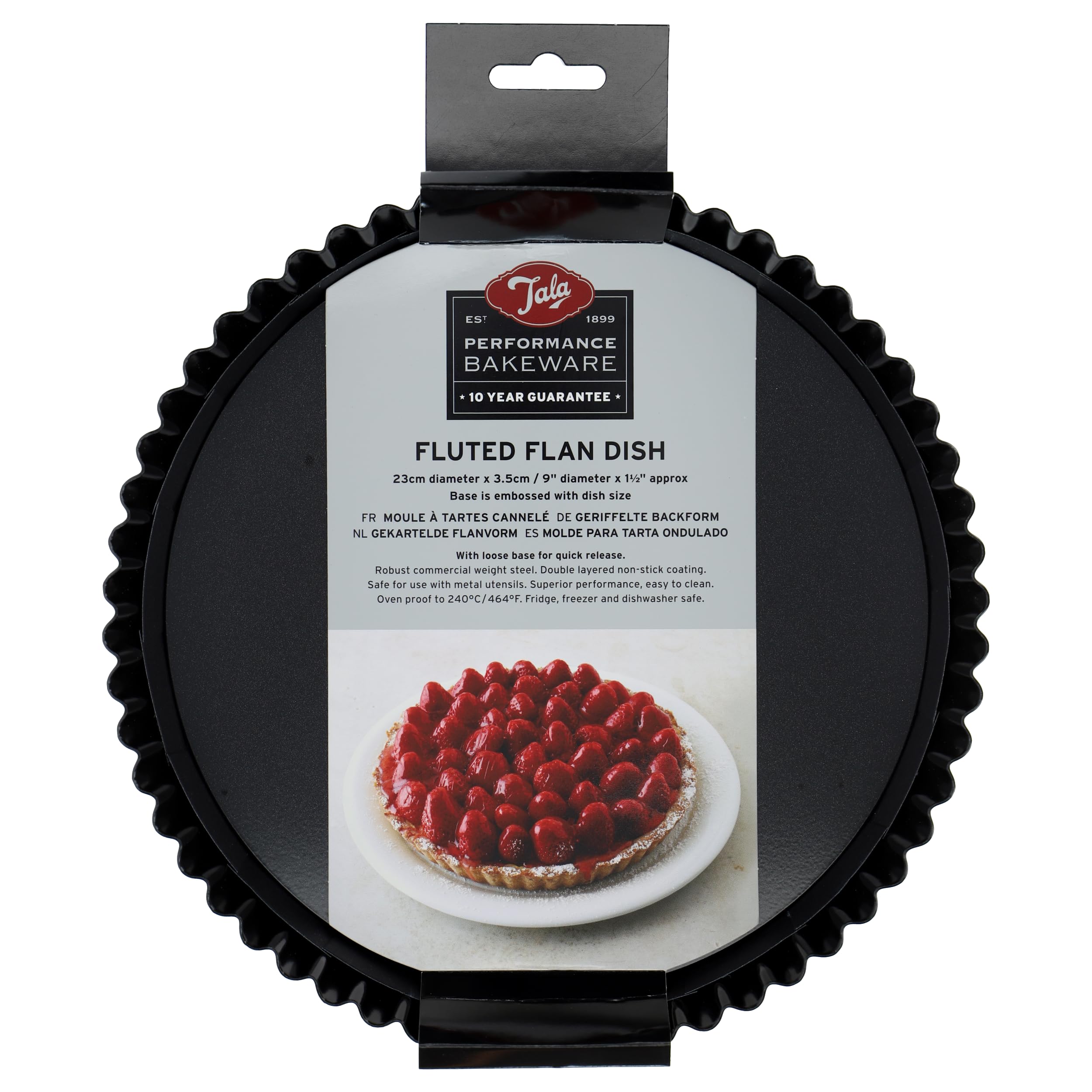 Tala Performance Eclipse Non-Stick 23dia x 3.5cm Tart tin