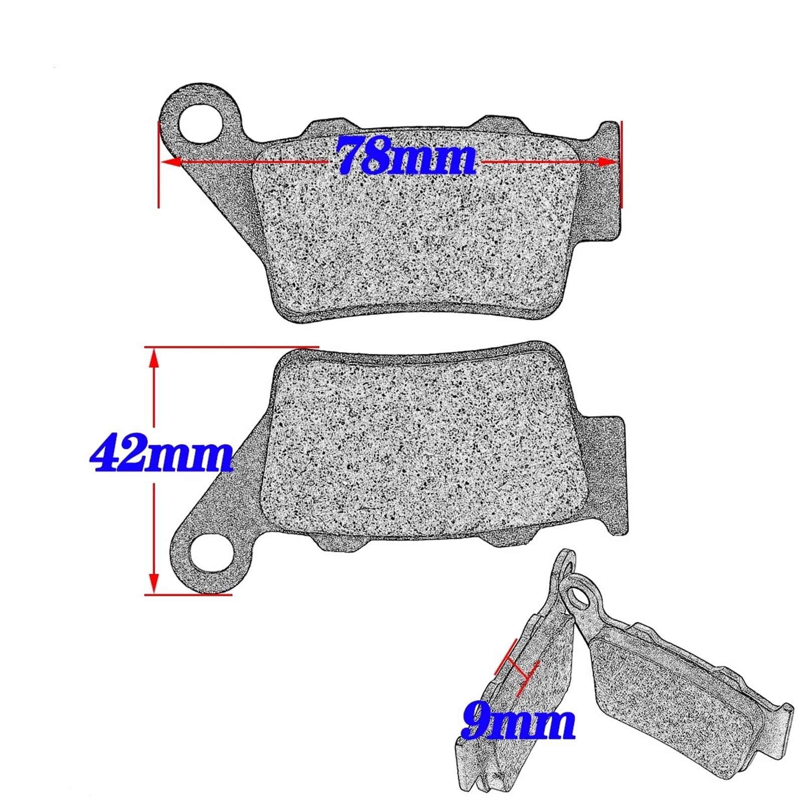 Parti Del Sistema Frenante Pastiglie Freno Anteriori E Posteriori Motocicletta Per Yamaha TT600 R/RE TT600E TT600K 4GV Per Tenere XT660Z XT 700Z 660Z XT700Z(Front and Rear)