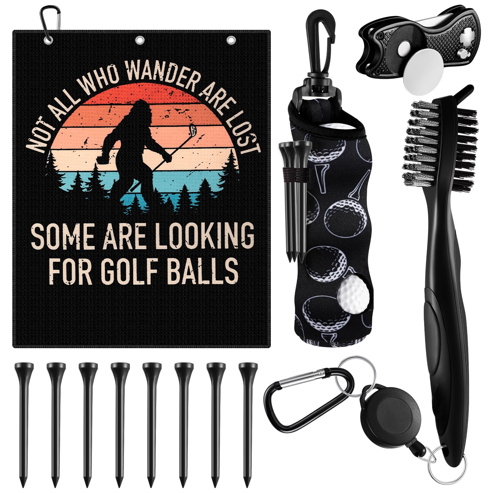 Liliful 12 Pcs Golf Accessories Kit Golf Stuff Gifts for Women Man