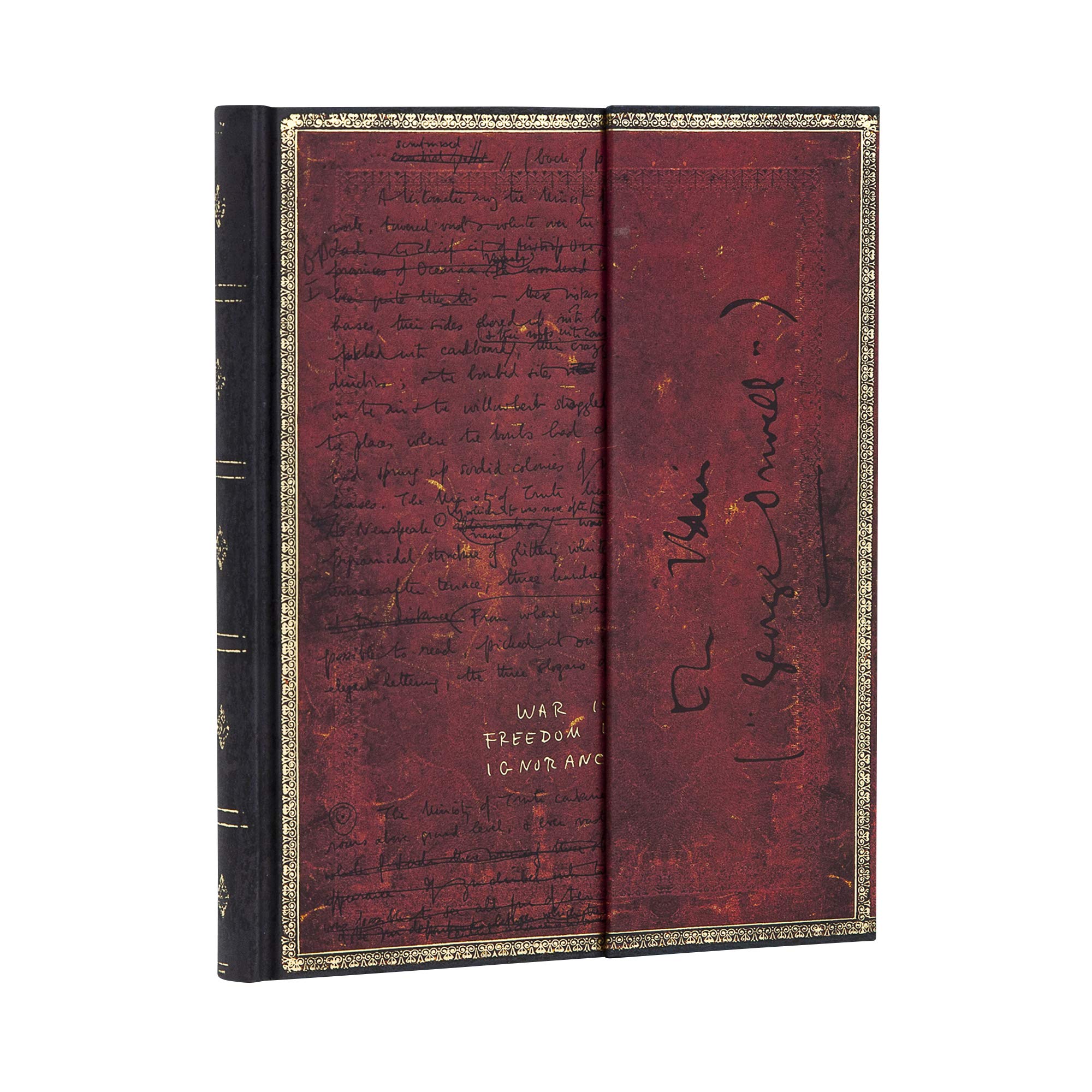 PaperblanksHardcover Journal Orwell, Nineteen Eighty-Four | Unlined | Ultra (180 × 230 mm) (Embellished Manuscripts Collection)