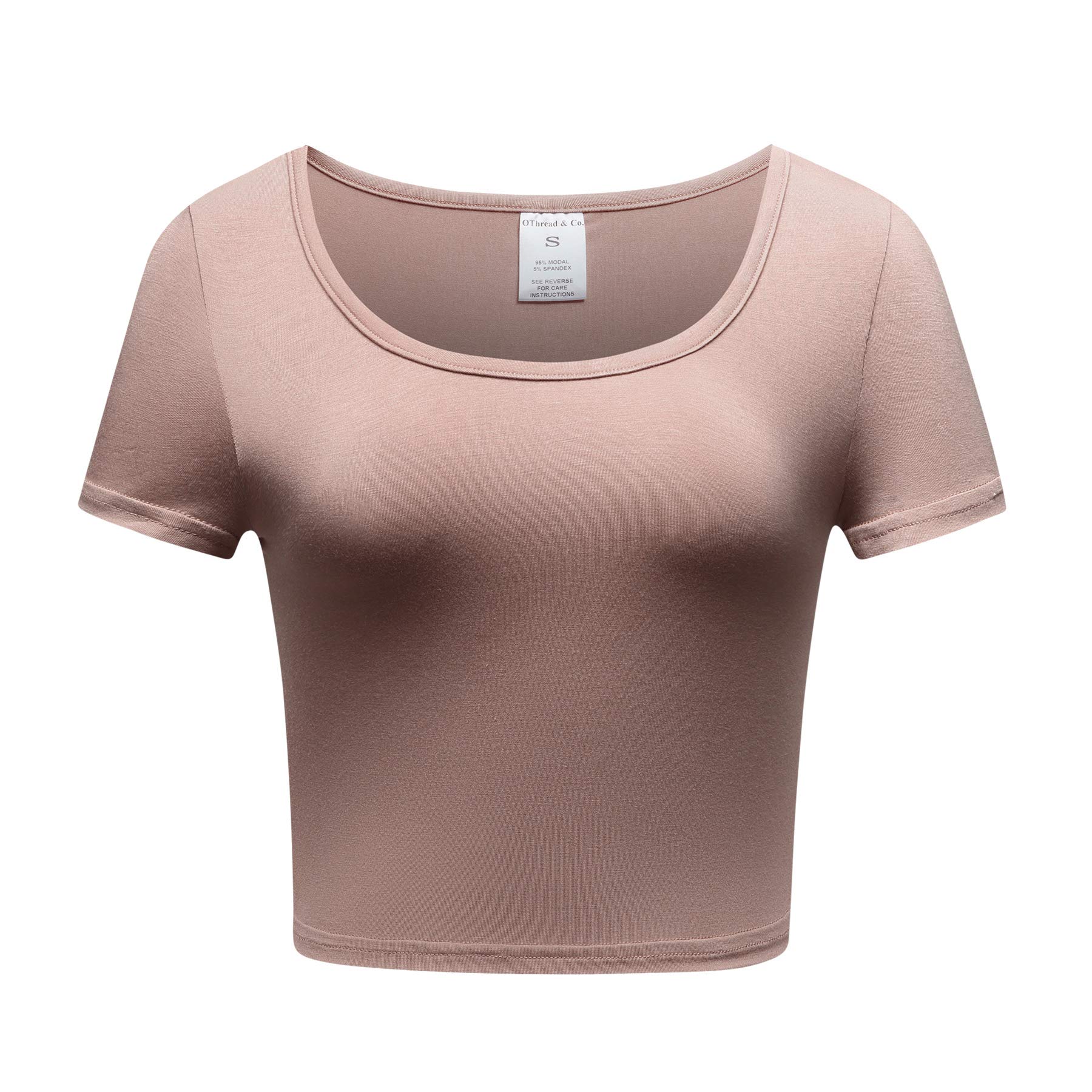 OThread & Co.womens Soft Crop Top, Cami Top