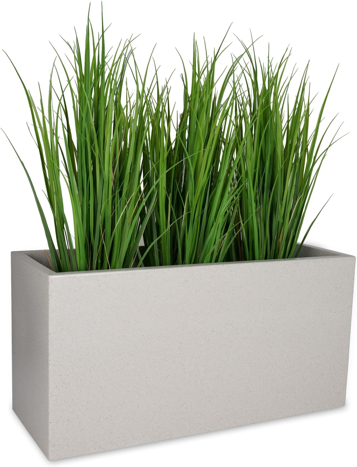 Runder Blumentopf Mit Blumenmuster – Kunststoff-Kübel Im Terrakotta-Look Für Drinnen & Draußen (40 Cm)