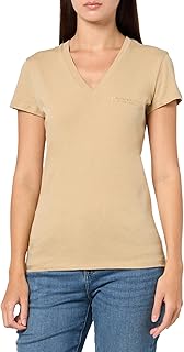 Armani Exchange Womens V Neck Slim Fit Milano Ny Logo Tee