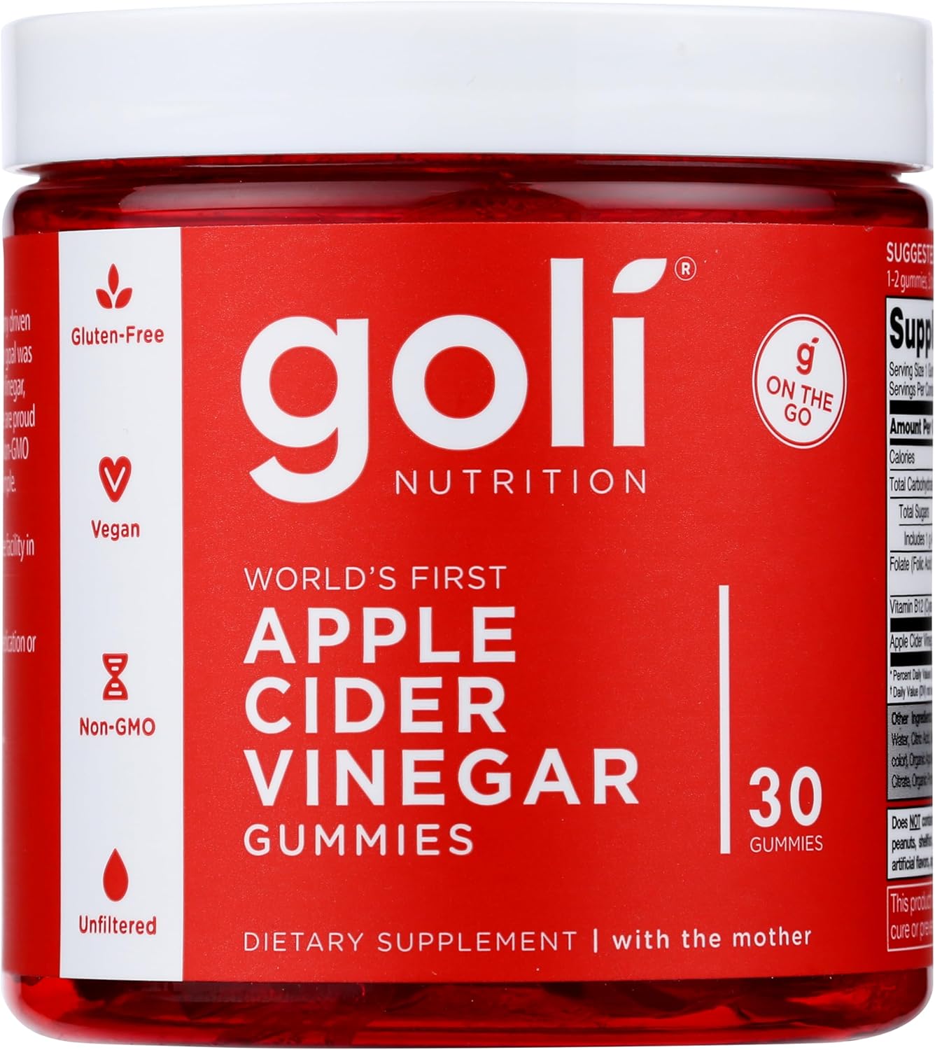 Apple Cider Vinegar gummies (30 gummies)