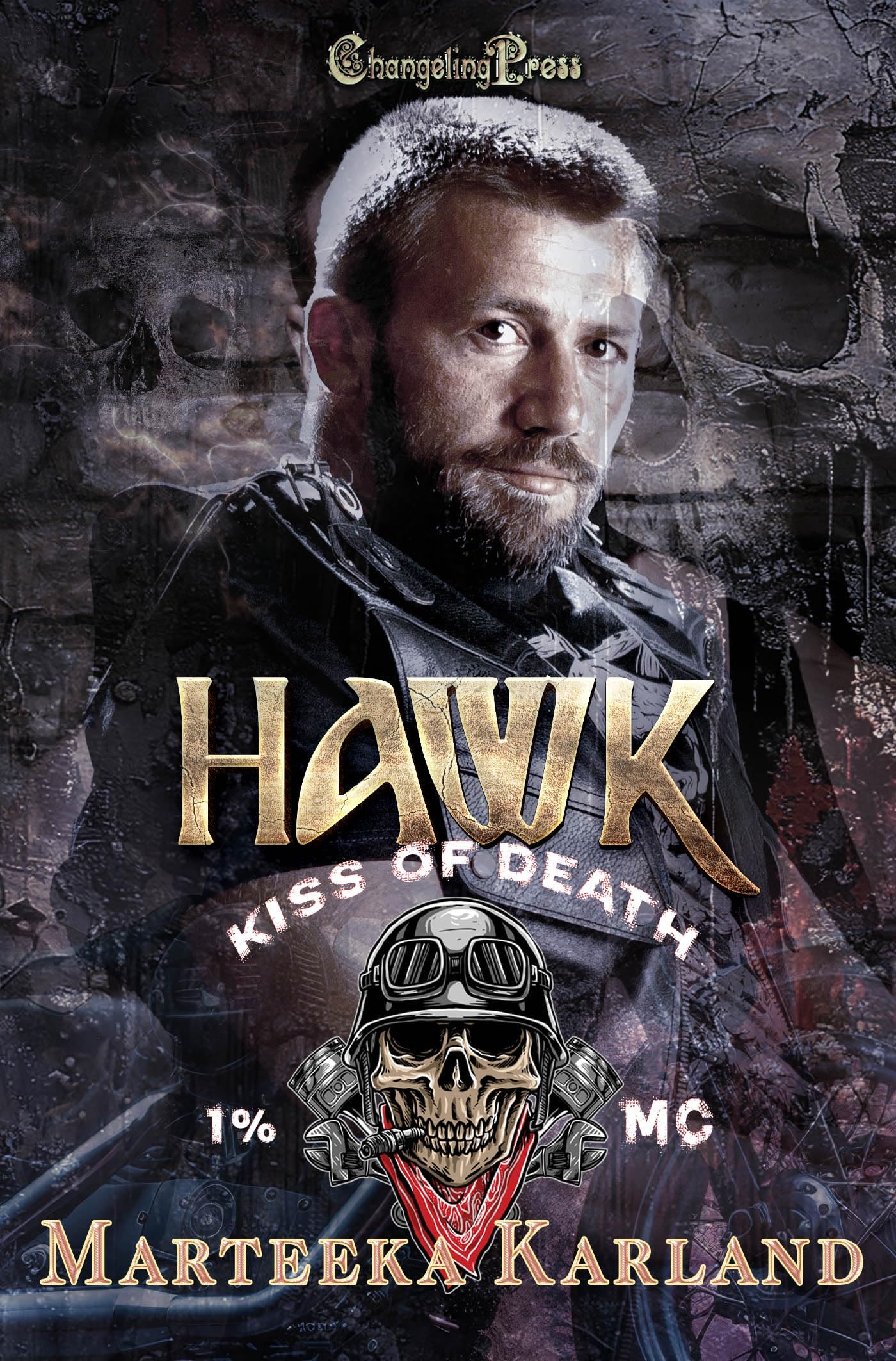 Hawk (Kiss of Death MC 3): A Bones MC Romance