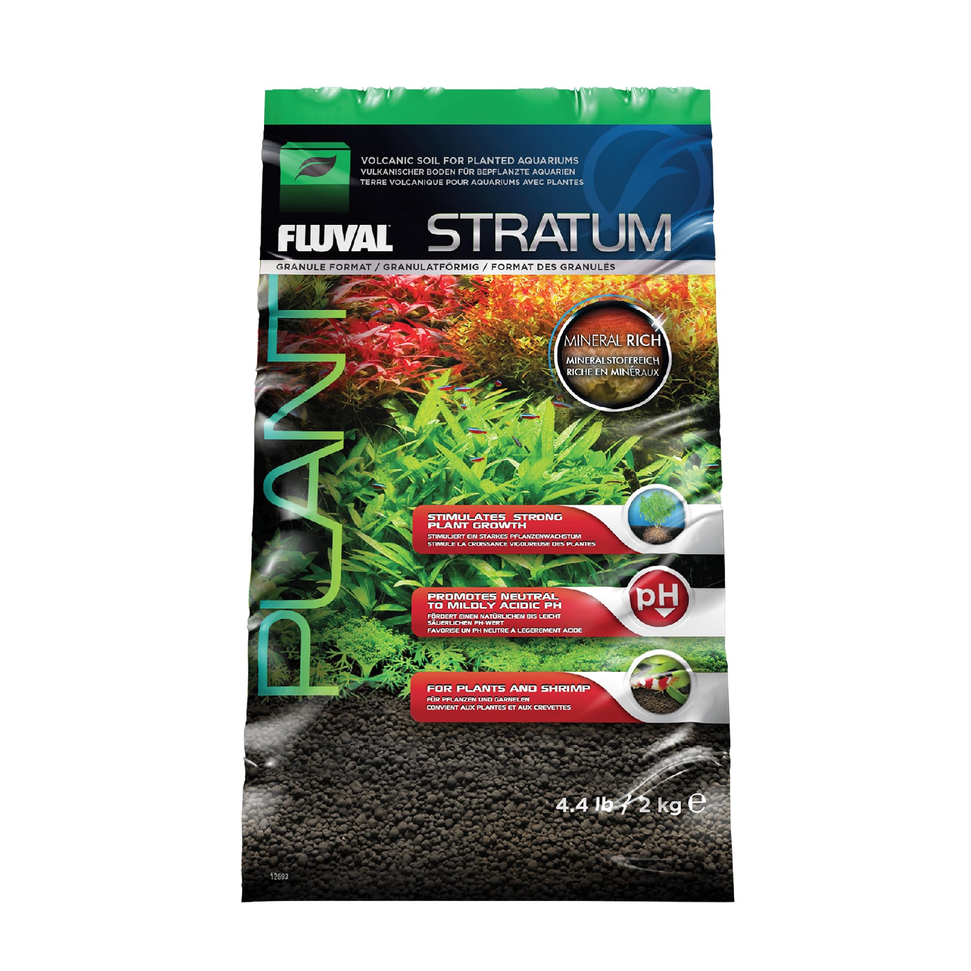 FluvalPlant and Shrimp Stratum, For Fish Tanks, 4.4 lbs., 12693