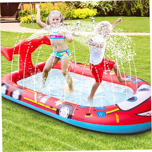 Miniatura 2 de Splash Pad Splash Splash - Piscina de agua de verano al aire libre, juguetes para bebés, piscina para niños pequeños, camiones de bomberos, piscinas