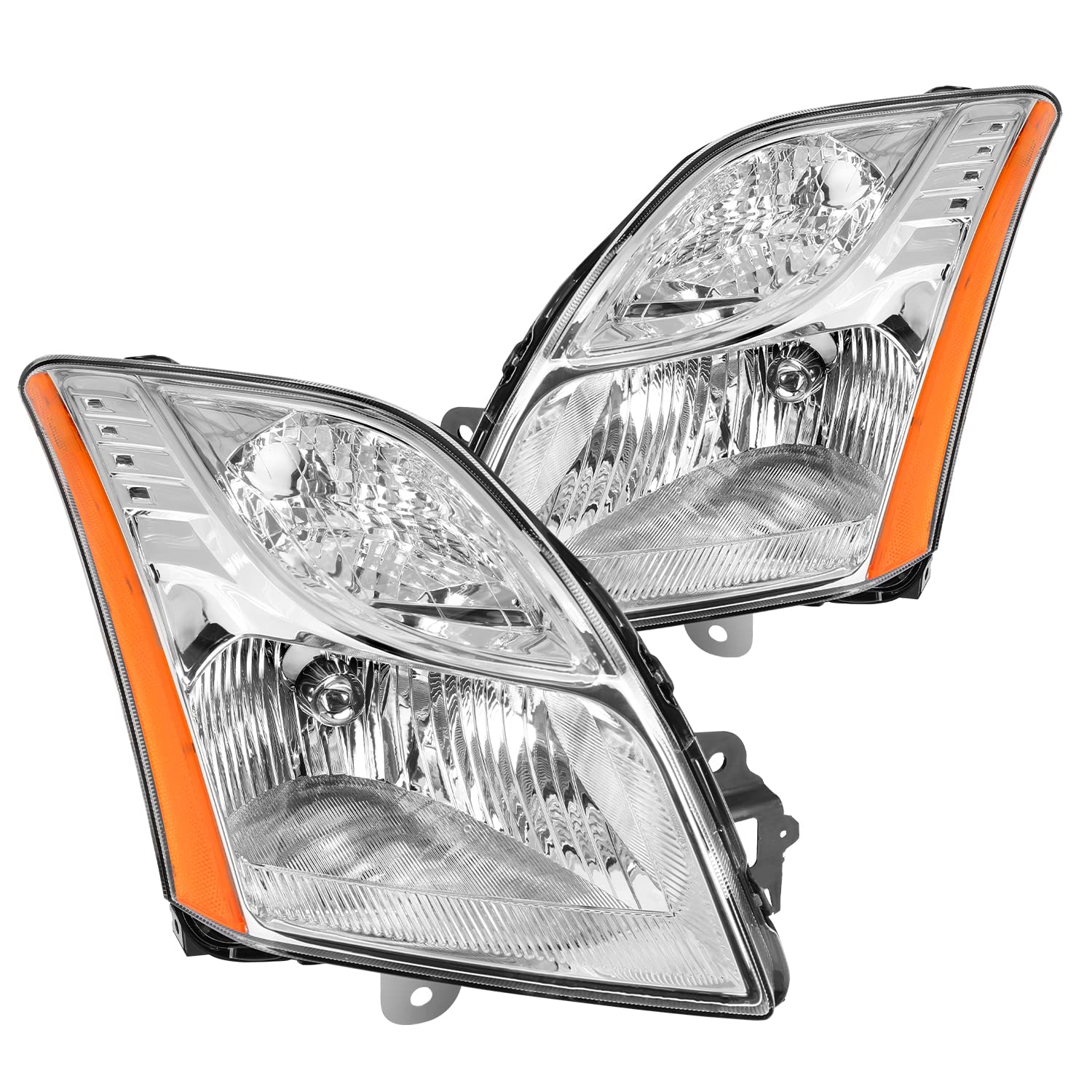 JSBOYAT Headlight Assembly Chrome 2012 Nissan Sentra