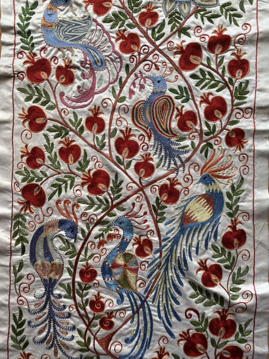 ウズベキスタン スザニ刺繍 ジャケット ザクロ ハンドメイド 