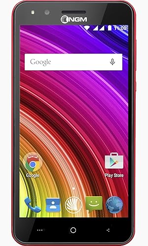 NGM NGMYCE505PLUSRE You Color E505 Plus Smartphone  Dual Sim LTE  Red