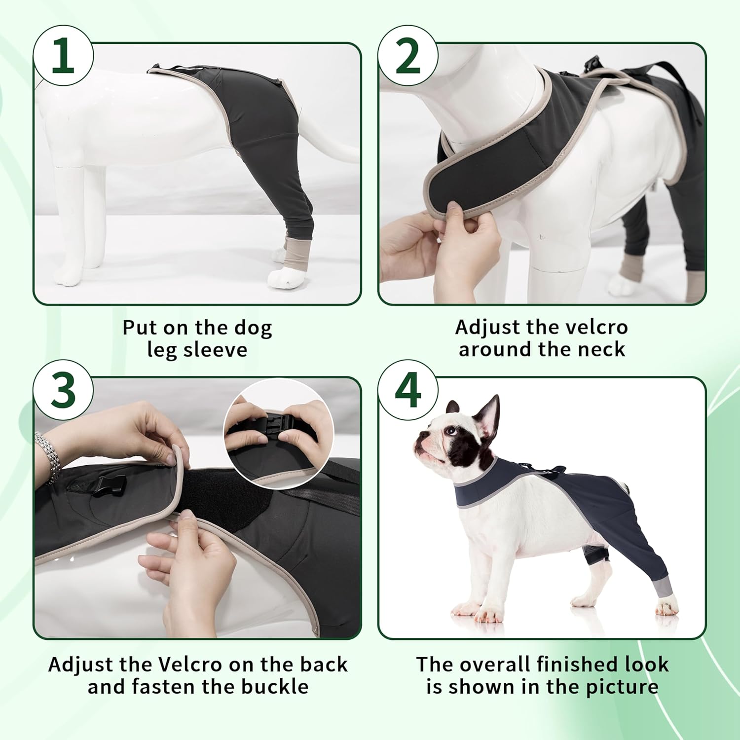 Dog Leg Sleeve to Prevent Licking