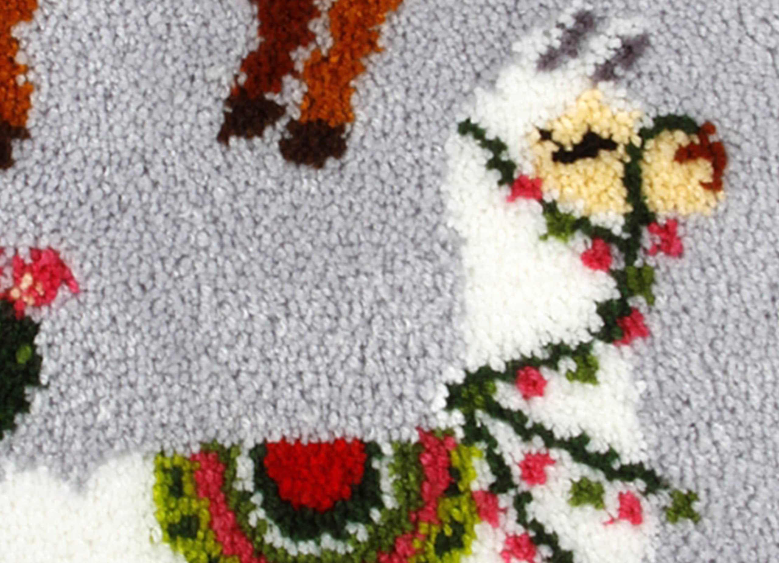 Verriegelungshakensatz: Teppich: Llama