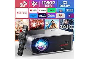 DBPOWER Native 1080P Smart Projector