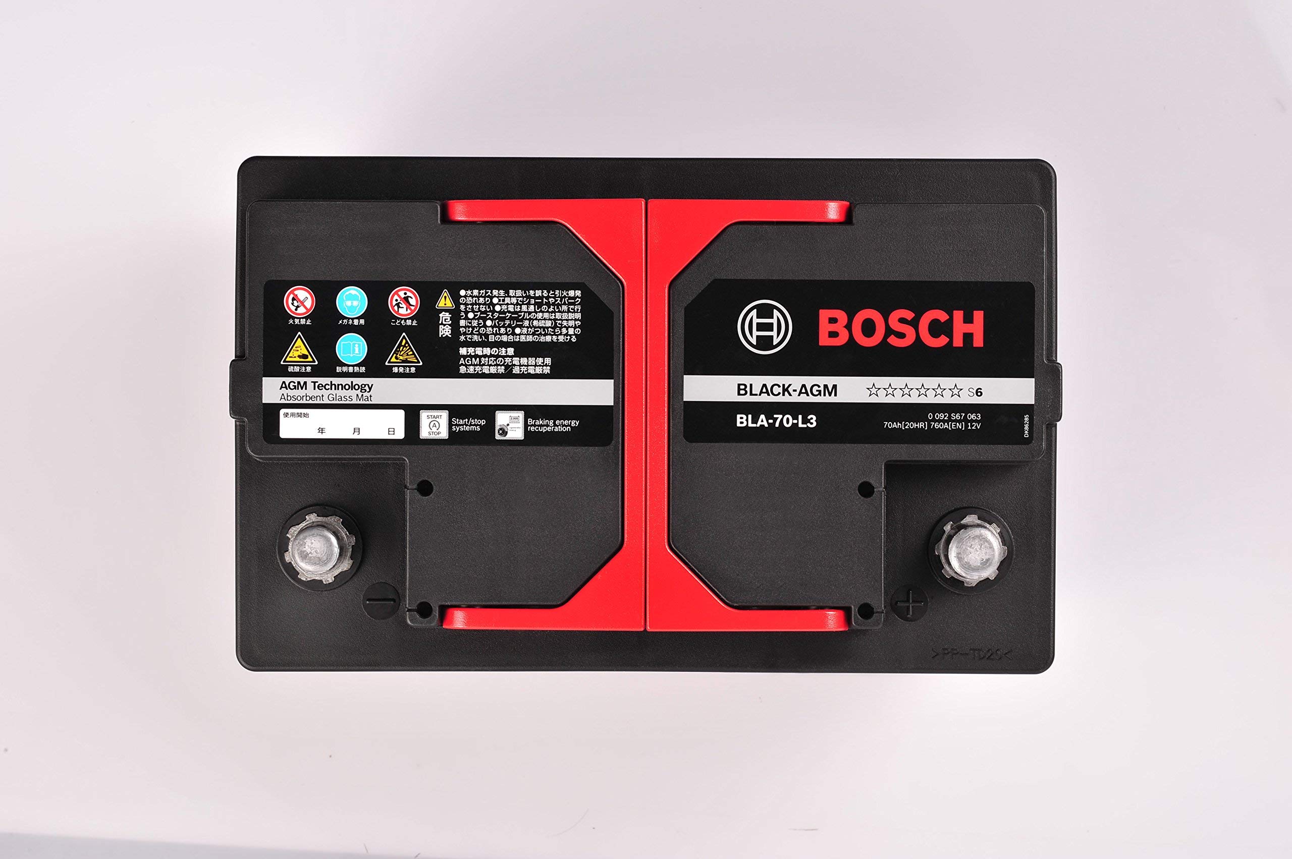 BOSCH(ボッシュ)BLACK-AGM70Ah BLA-70-L3 Amazon.co.jp: BOSCH(ボッシュ) 輸入車用バッテリー BLACK-AGM