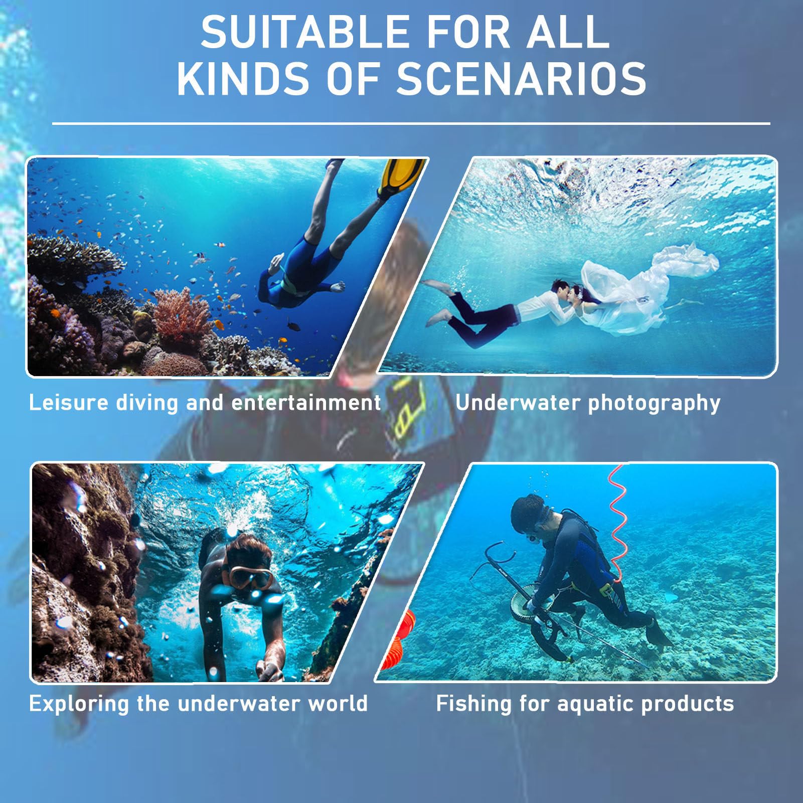 Sistema de respiración subacuática portátil con suministro de aire extendido para buceo y esnórquel