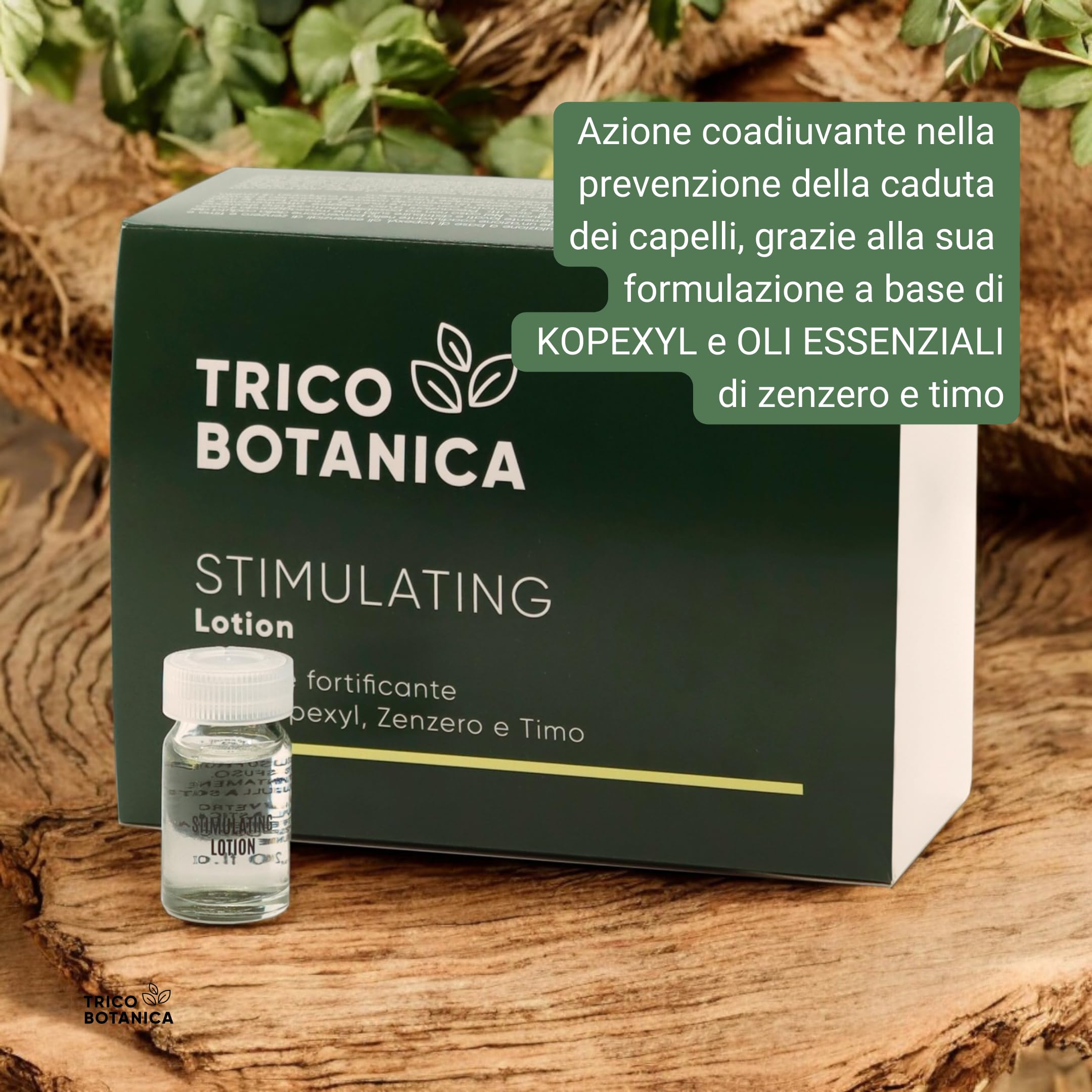 TRICOBOTANICA - Fiale Anticaduta Capelli Donna Rinforzante per capelli fragili - Utilizzalo Anche Come Lozione Densificante Per La Ricrescita Capelli Uomo