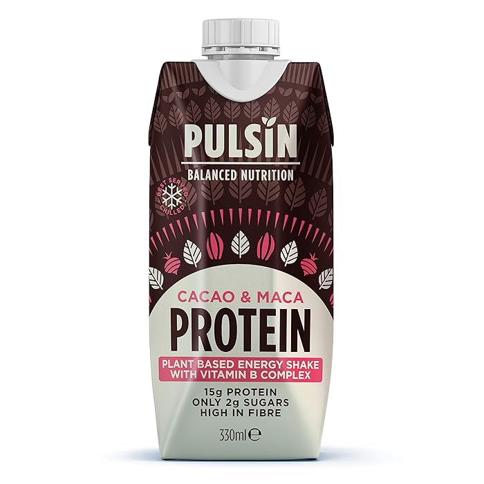 Buy Pulsin Cacao & Maca Vegan Ready To Drink Protein Shake 12 x