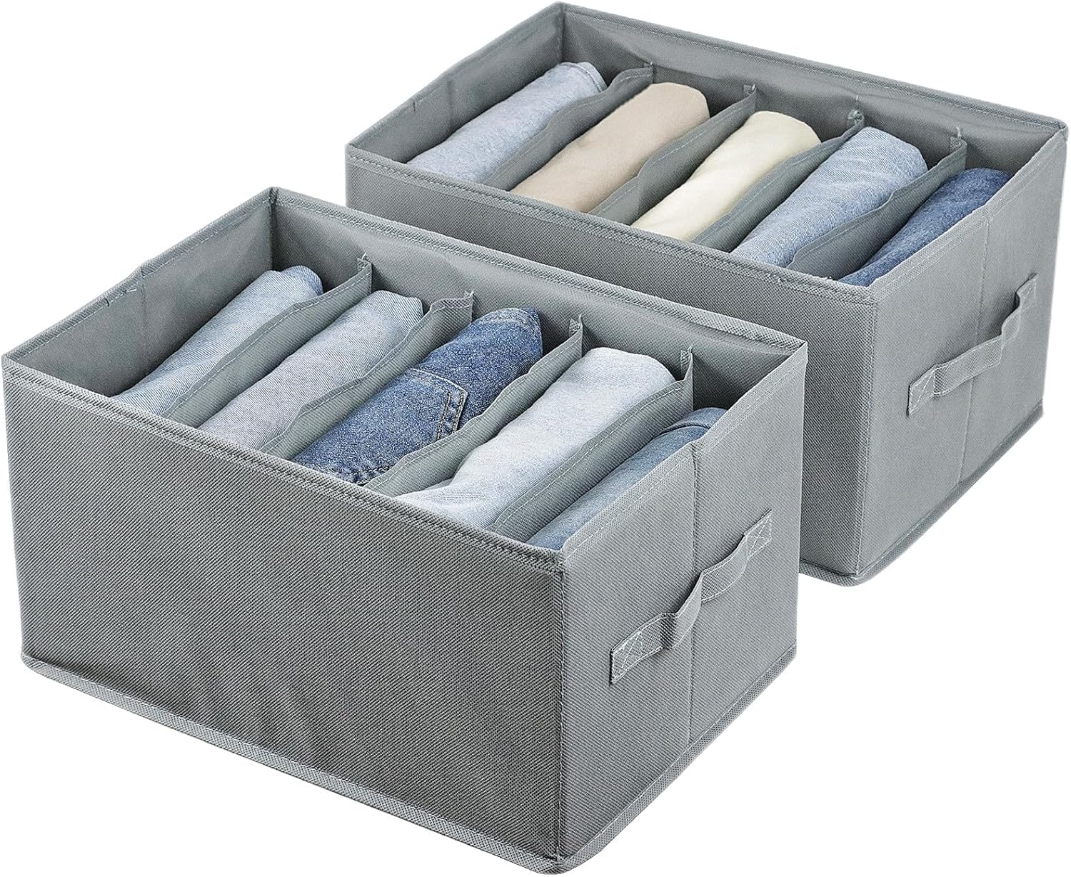 Fordonral 2PCS Clothes Organizer with 5 Large Capacity
