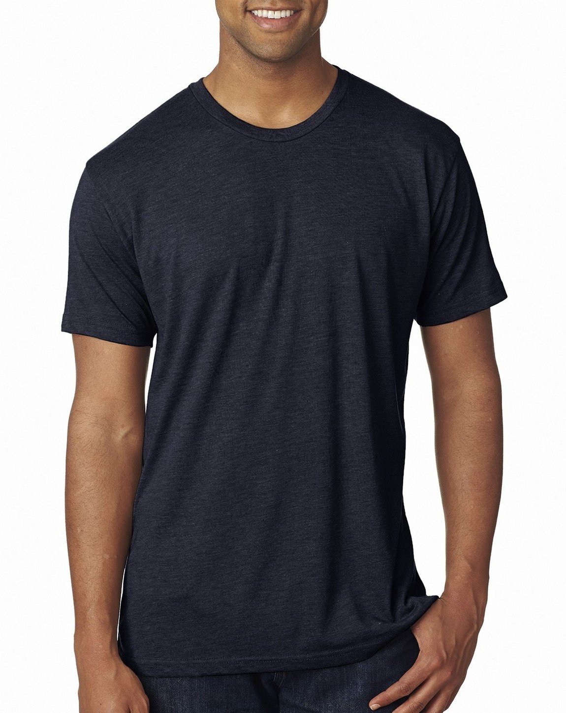 Next Level Men's Tri-Blend Crew - Vintage Navy 6010 L