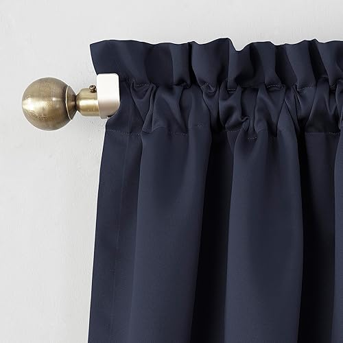 Miniatura 2 de Sun Zero Barrow Cortina de eficiencia energética con jareta para cortinero, par de paneles