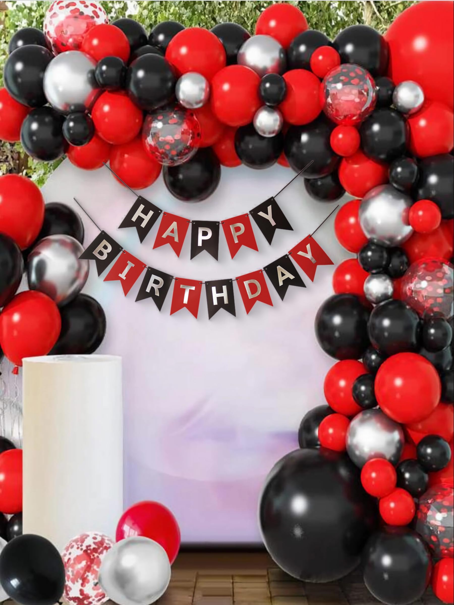 Guirlande "Happy Birthday" - Argent - Décorations Anniversaire