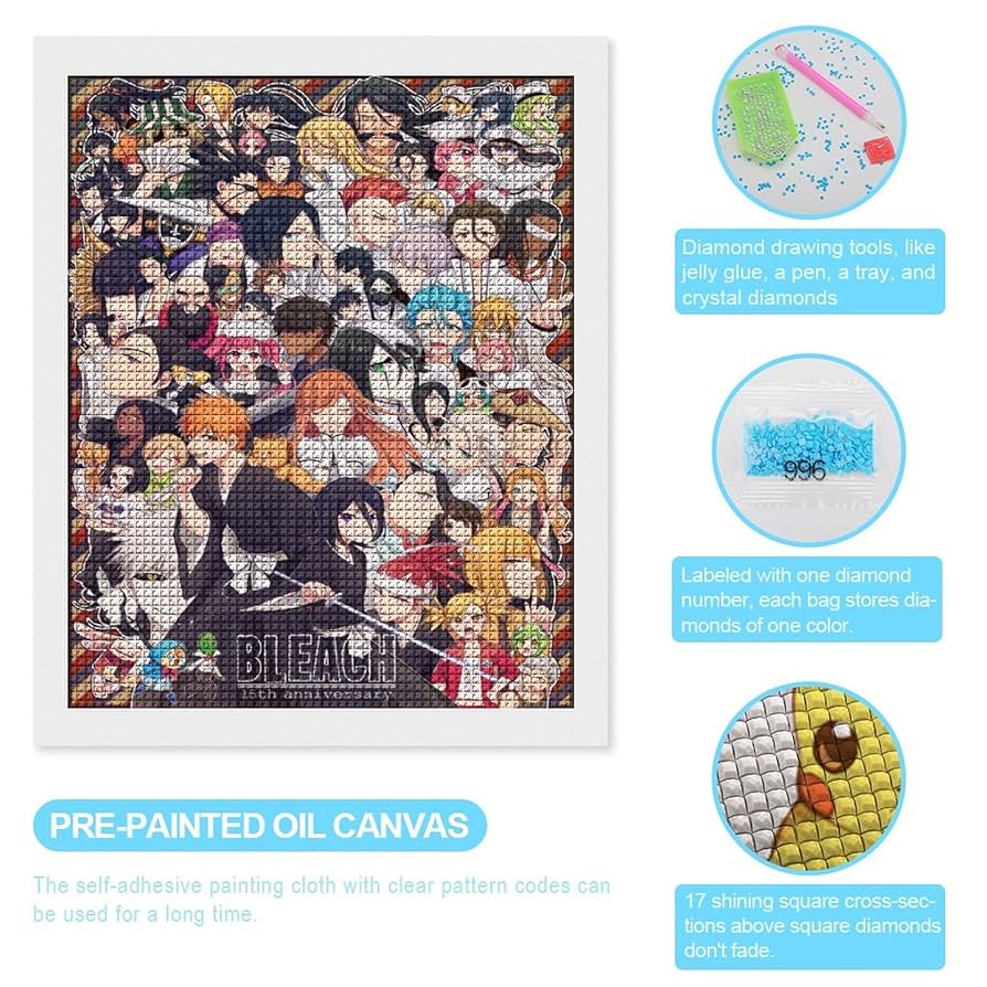 ダイヤモンドアート　まとめ売り10本※説明必ず！お読みください Amazon | TA-BOX ダイヤモンドアート キット【A4size（Round