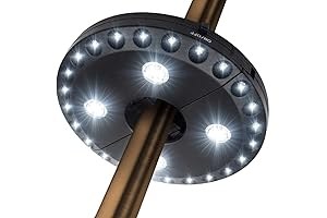 Patio Umbrella Solar Light with 28 Cordless LED, 4 Brightness Modes, Perfect...