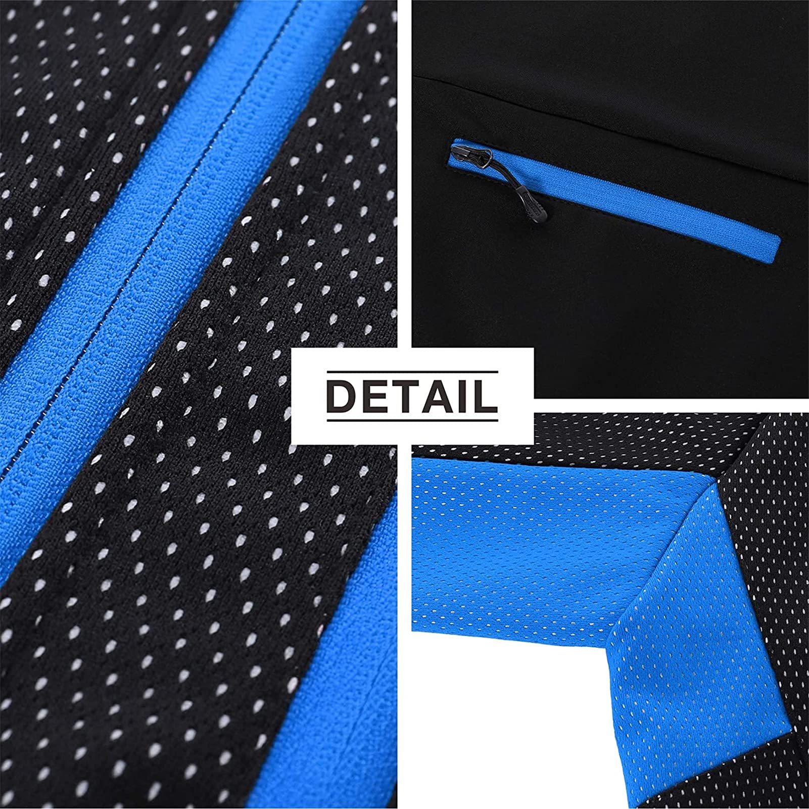 Chaqueta Térmico Ciclismo Bicicleta Running Deportes a Prueba de Viento para Hombres Mujeres, Ropa Reflectante Deportiva