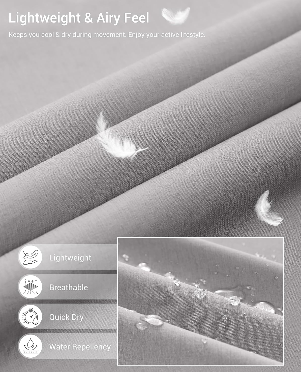 G Gradual Men's Golf Shorts 11" Long with 4 Pockets Lightweight Knee Length Elastic Waist Quick Dry Casual Dress Work Shorts - Image 6