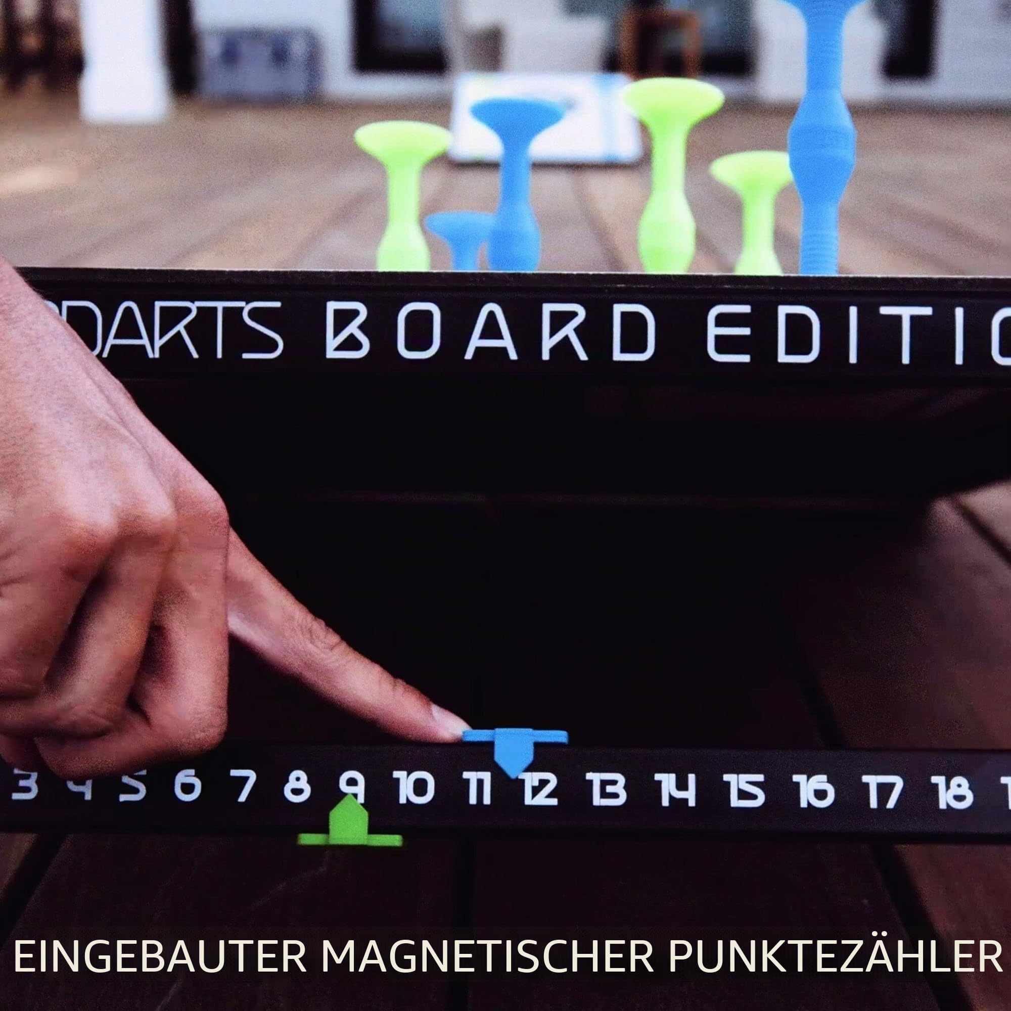 Popdarts Board Edition Set - Two Great Games in ONE - includes 2 Aluminum All-Weather Boards, Original Set, Premium Travel Case, & Built-in Score Keeper.