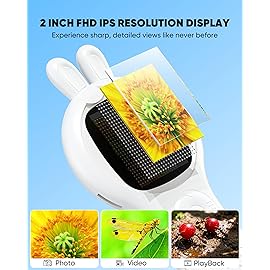 Microscope for Kids, Portable Digital Microscope with 500X Magnifying Glass, Handheld Camera Mini Pocket Magnification, Educational Christmas Birthday Gifts for Ages 4 5 6 7 8 9 10 11 12