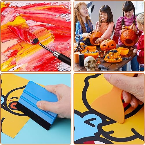 Miniatura 6 de Famomatk Juego de 23 herramientas de deshierbe para vinilo herramientas de deshierbe para manualidades con cortador de papel de 12 pulgadas y