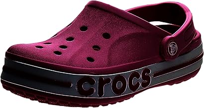 maroon crocs