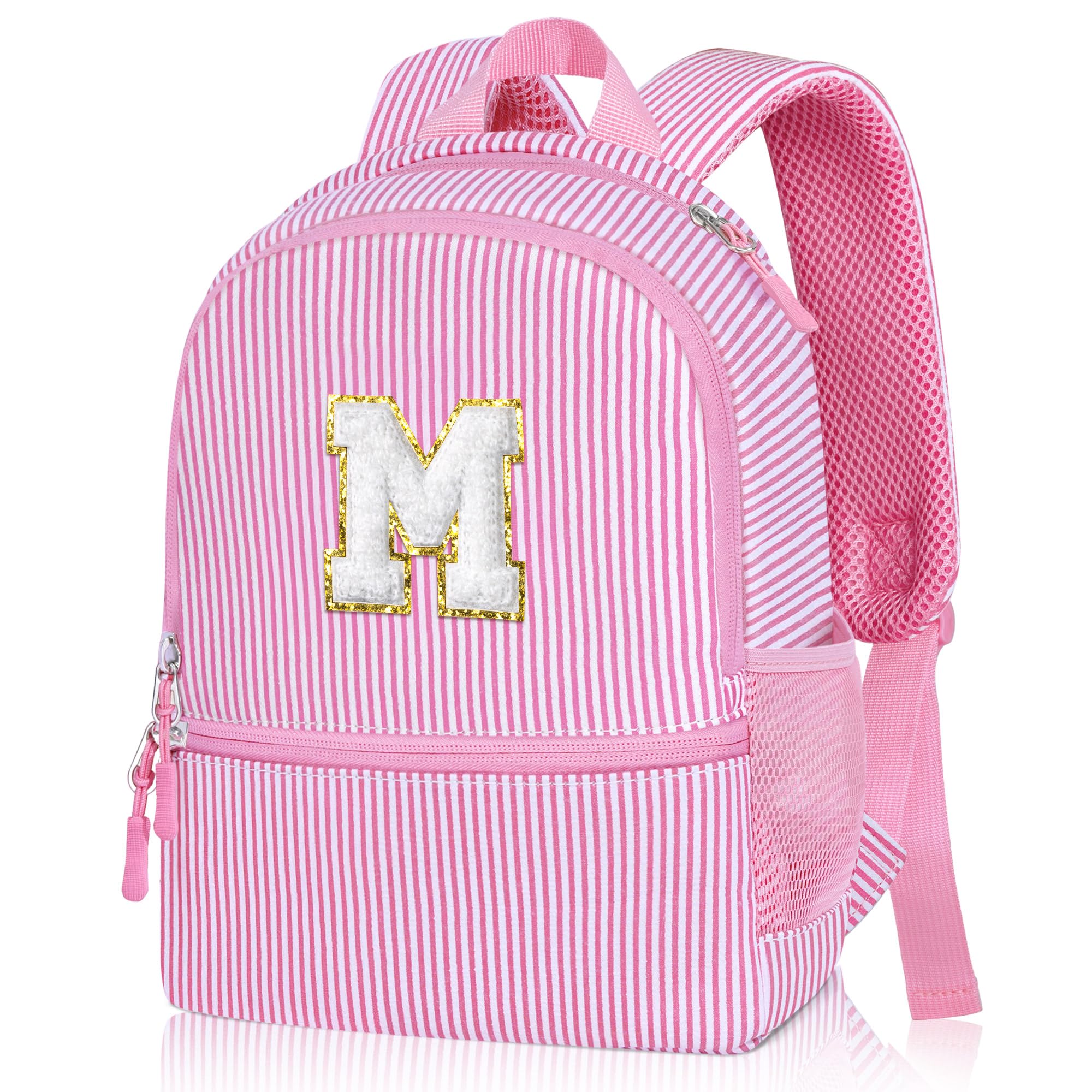 YOOLIFE Personalized Gifts Initial Birthday Gift Backpack Gift For Daughter Gifts For Sister Personalized Backpack Pink M