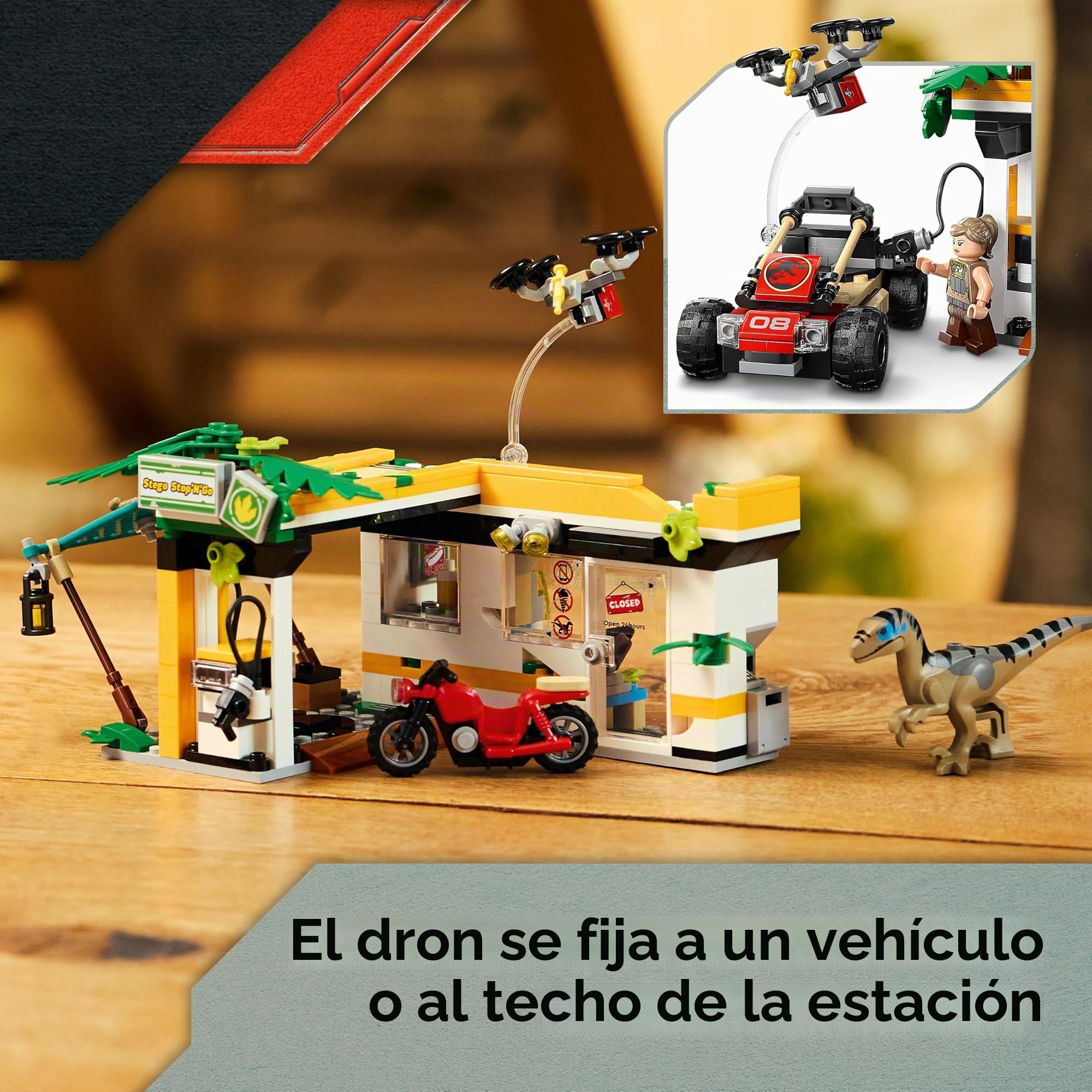 Lego Jurassic World Raptor & Titanosaurus: Gran búsqueda de ferry - 76973 Lego Raptor & Titanosaurus con bolsa de plástico, juego de dinosaurios a partir de 7 años - Novedades 2025