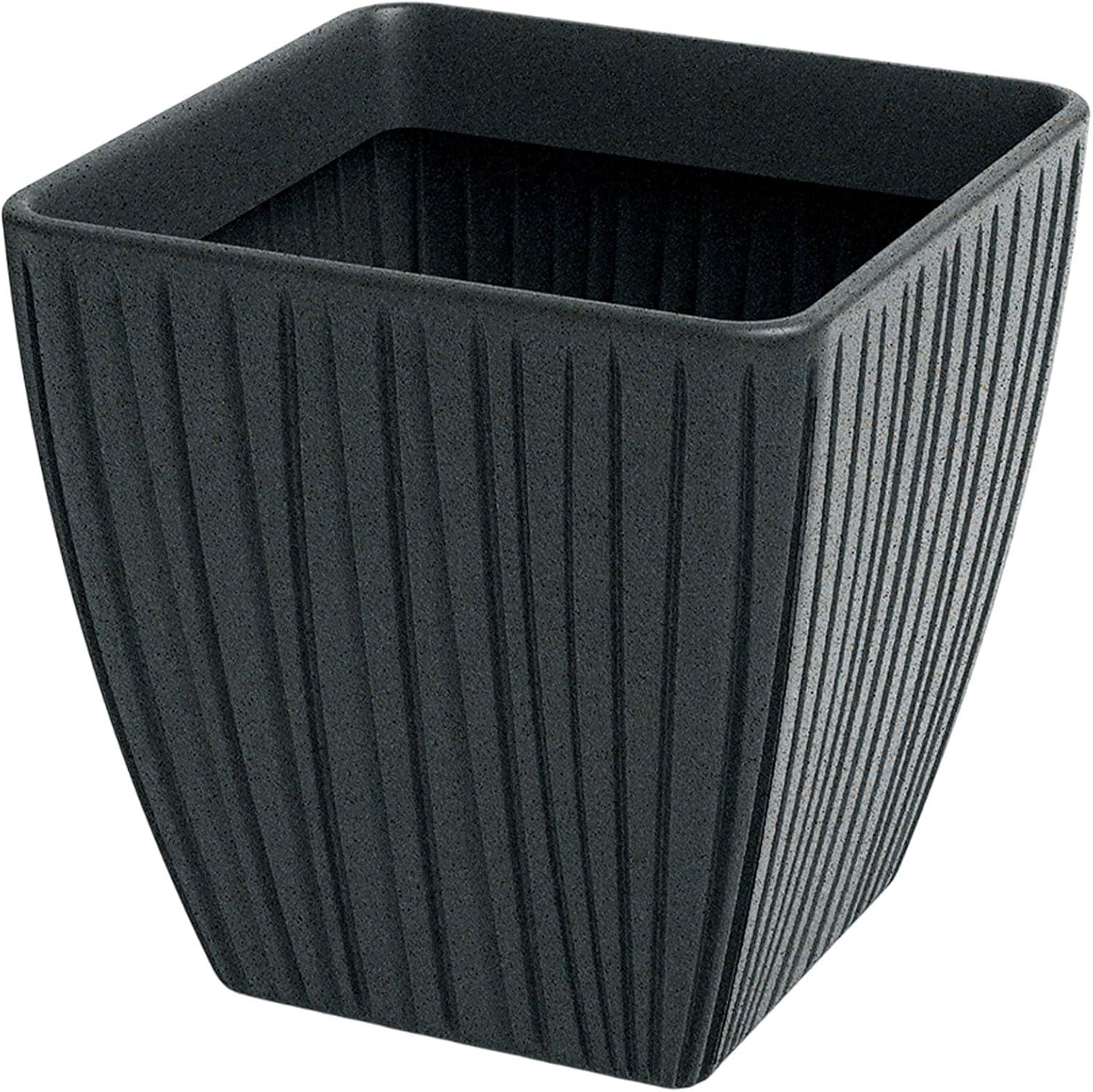 Fero Square Flower Pot, Cement Grey, Diameter 48 x 48 cm