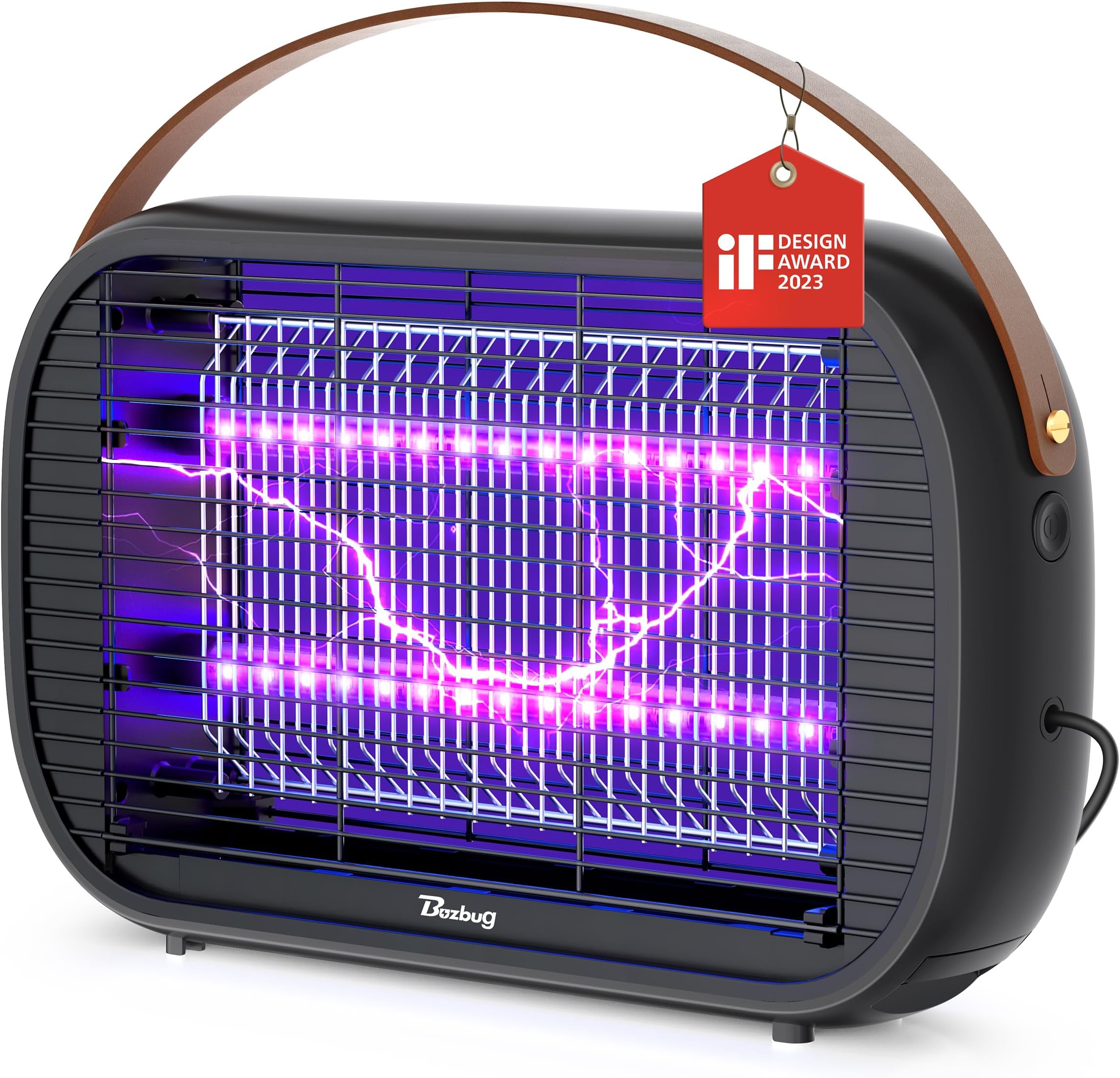 Buzbug LED Bug Zapper Indoor, 10 Years Lifespan Lamp Sustainable Less Power, Durable High-Voltage Electric Mosquito Zapper, Fly Trap Mosquito Trap, Fly Killer Fly Zapper -MA015B