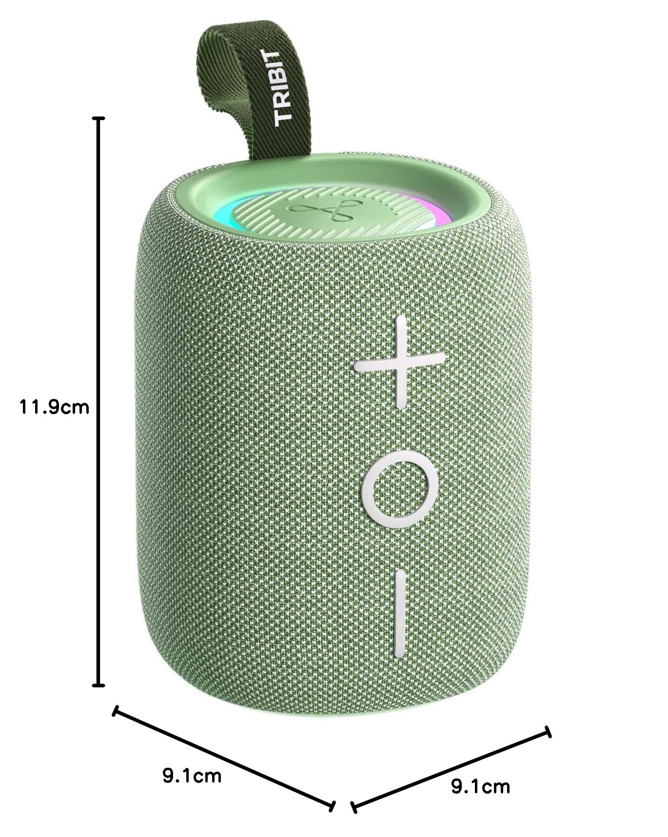 Tribit StormBox Mini+ Enceinte Bluetooth Portable, Son Surround 360°