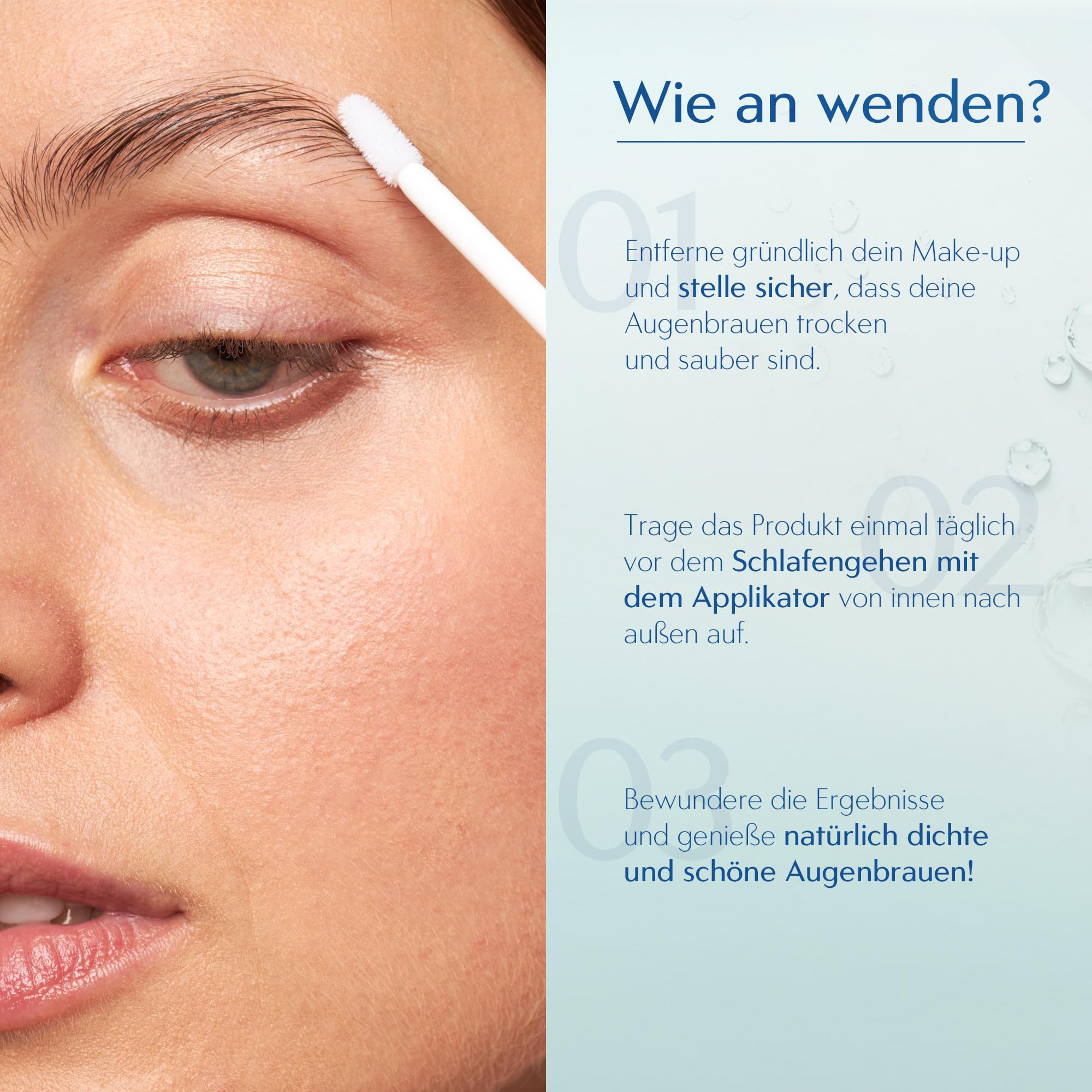 ORPHICA BROW Augenbrauen Serum 4 ml - Für Dichte, Starke und Volle Augenbrauen, Conditioner für sichtbares Wachstum, Booster Hair Growth Gel - Augenbrauen Farbe Verbesserung, Augenbrauenpflege