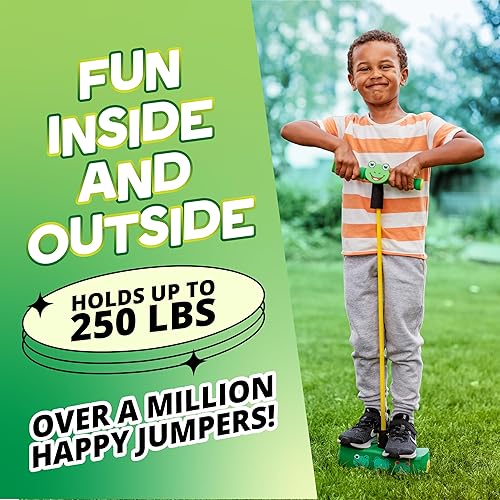 Miniatura 5 de Flybar My First Foam Pogo Jumper para niños, divertido y seguro Pogo Stick para niños pequeños, espuma duradera y puente elástico para edades de 3