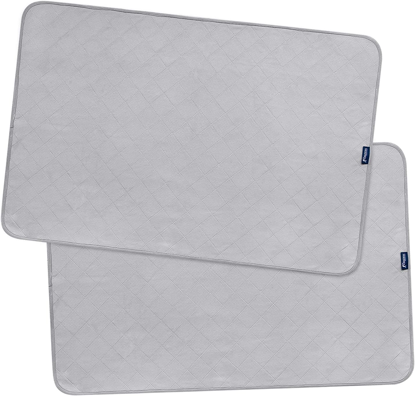 Dog Crate Mat and Washable Pee Pads for Dogs 2 Pack(42"X28"), Waterproof Dog Mat