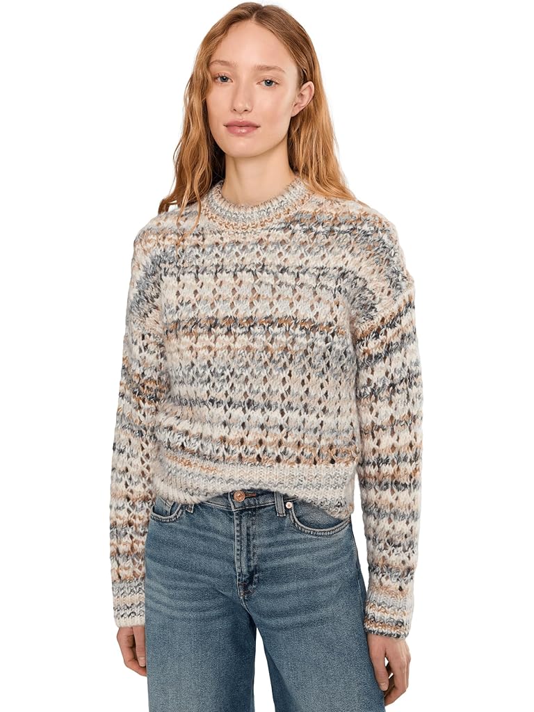 Multi Madewell Fawn Open Stitch Stripe Pullover