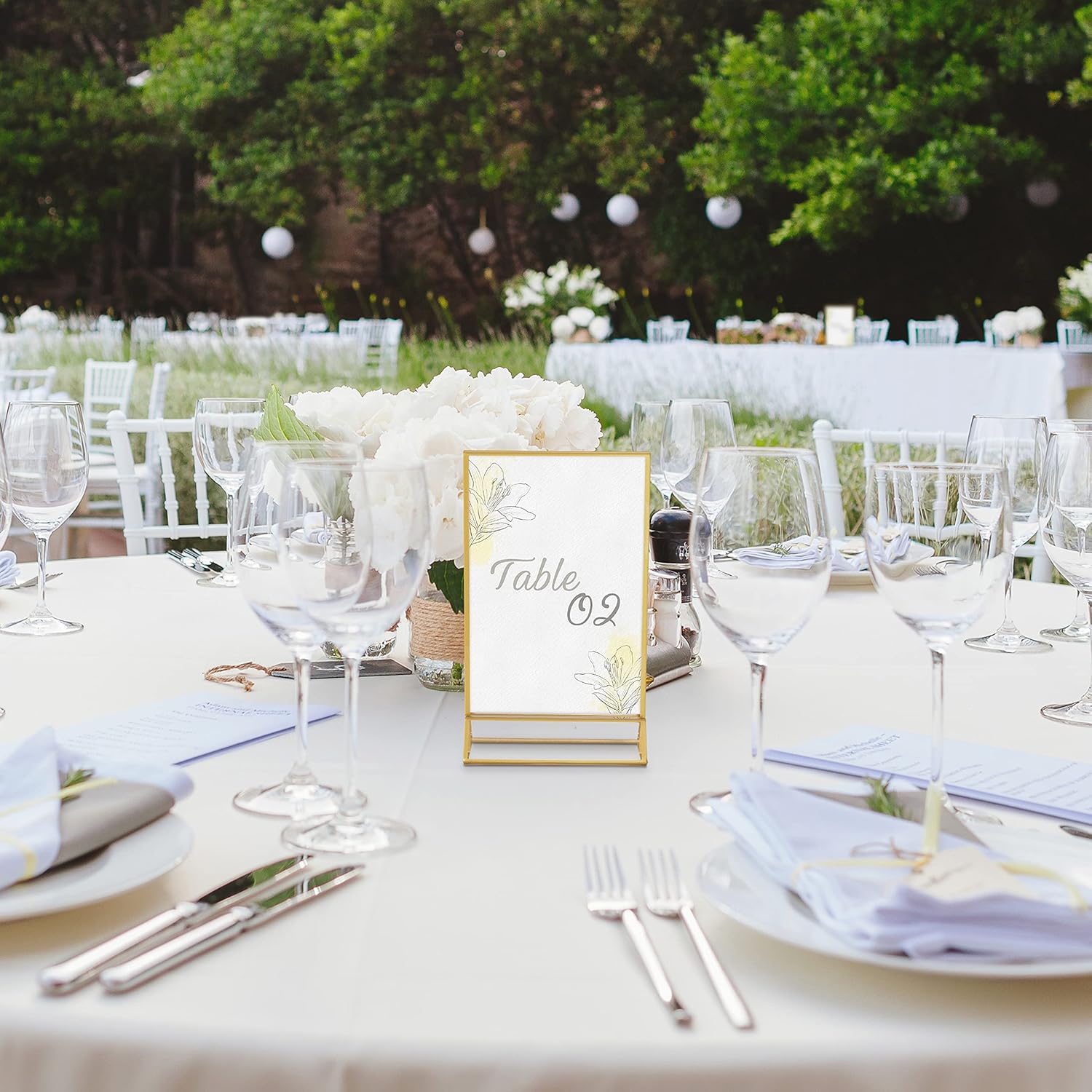 Hоt Dеаlѕ Super Star Quality Clear Acrylic Double Sided Frames Display Holder with Vertical Stand and 3mm Gold Border, 5 x 7-Inches (Pack of 6)