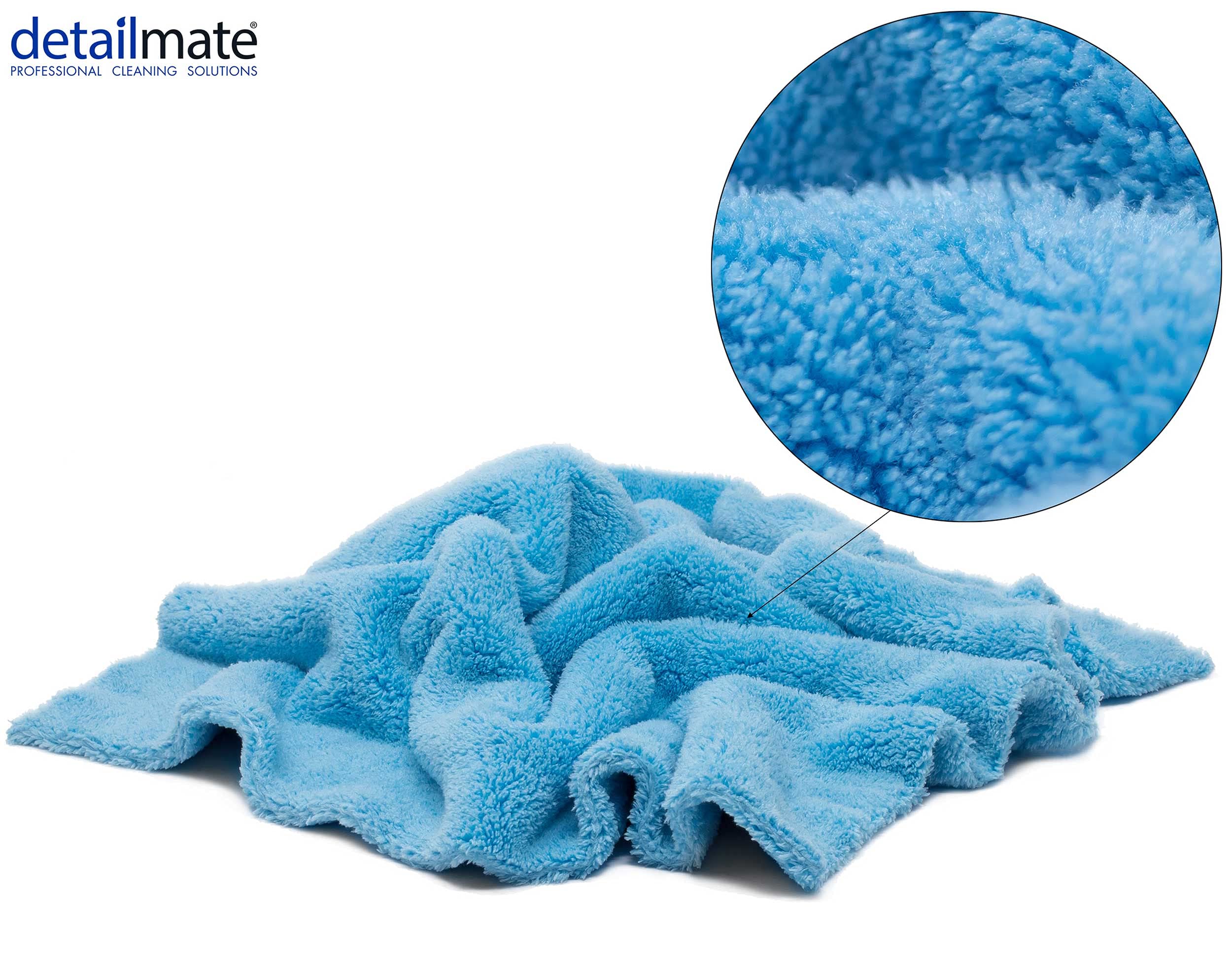 detailmate Kit de lavage sec pour voiture | 1 x Meguiar's Ultimate Wash & Wax + 1 x chiffon de polissage en microfibre 40 x 40 cm 550 g/m² | Lavage de voiture sans eau