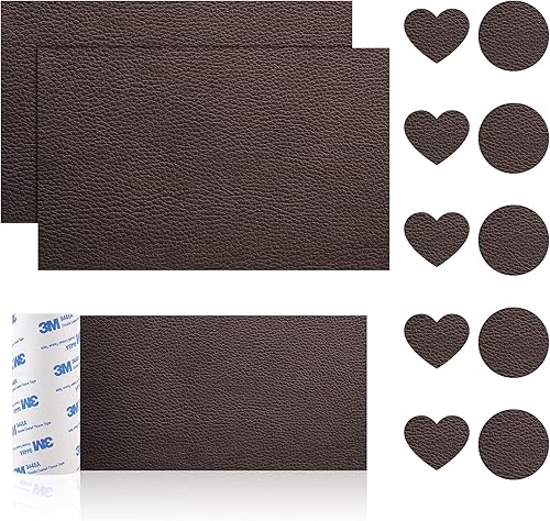 SIBOTER Parche de reparación de piel parches de cuero para sofá parche de cuero autoadhesivo cinta de reparación de cuero para sofás asientos de