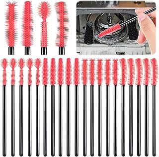 Sewing Machine Cleaning Brushes - 20 PCS Reusable Silicone Dense Bristles Clean Brush for Internal and Spool Area