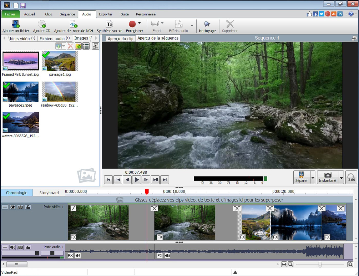 VideoPad - Logiciel de montage vidéo [Téléchargement]