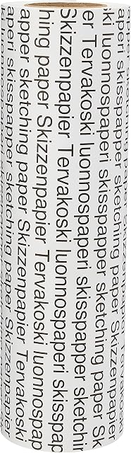 Tervakoski Sketch Paper 25gsm 30cm x 100m, White, 30 x 8.5 x 8.5 cm
