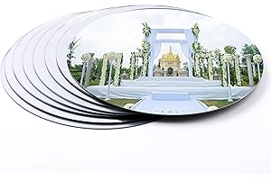 12-Inch Acrylic Round Centerpiece Mirror